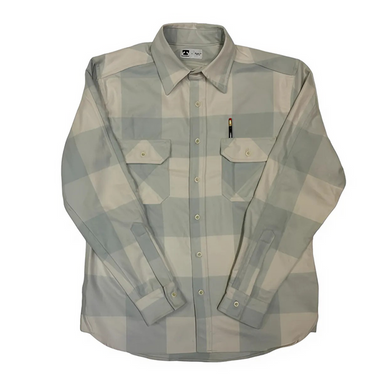 Clampdown Windowpane Plaid Flannel Shirt