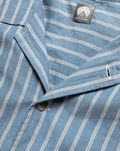 L S Sam Shirt Chambray White Yarn Dyed End On End Cotton