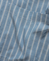 L S Sam Shirt Chambray White Yarn Dyed End On End Cotton