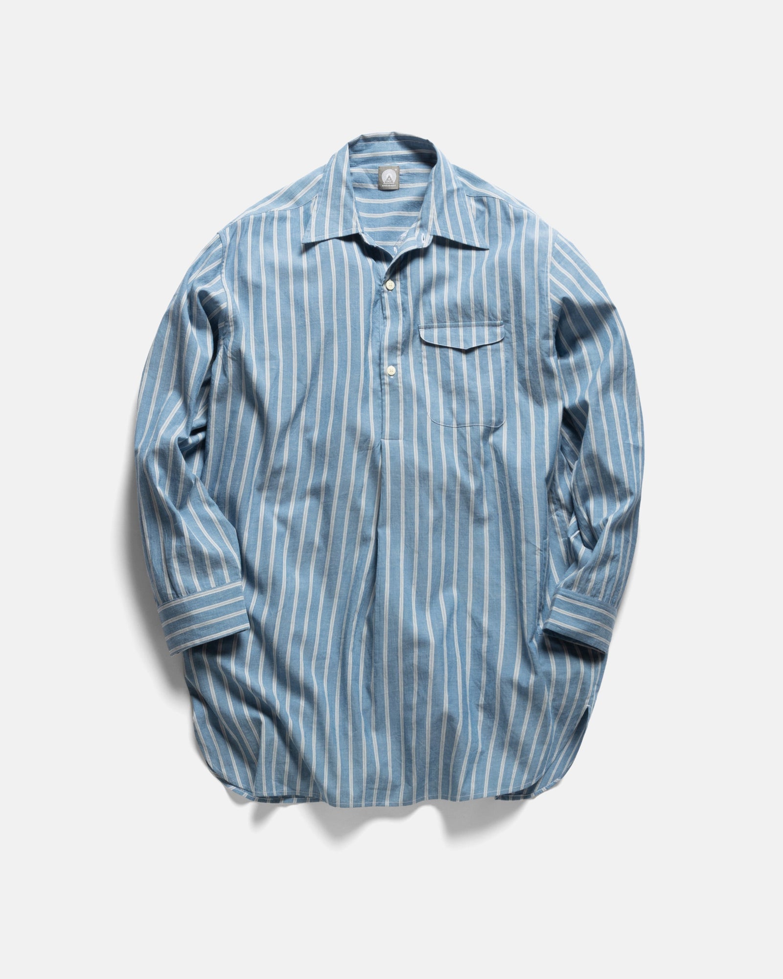 Udai Kurta Chambray White Yarn Dyed End On End Cotton
