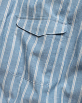 Udai Kurta Chambray White Yarn Dyed End On End Cotton