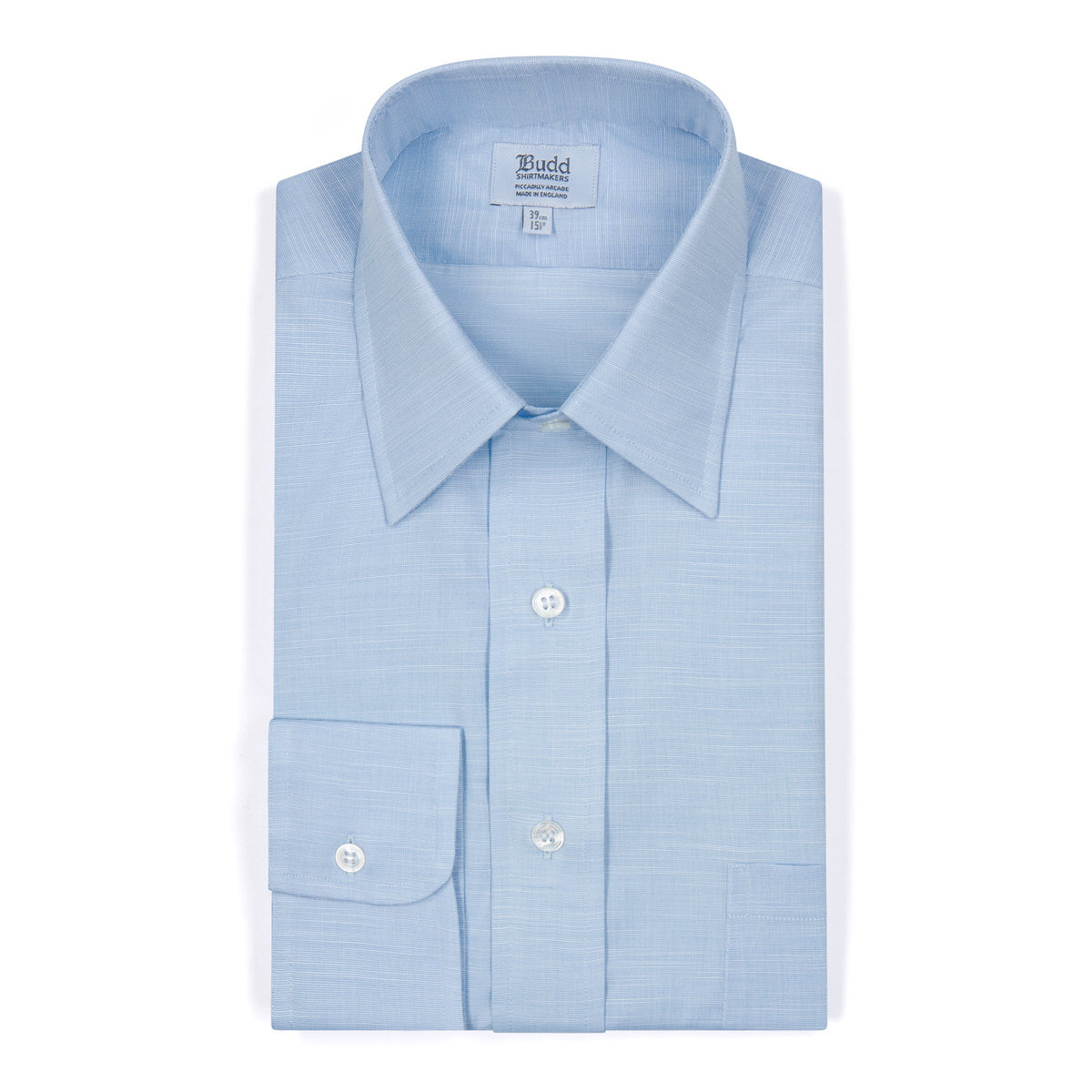 Classic Fit Swiss Twill Button Cuff Shirt In