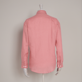 Classic Fit Linen Shirt in Antique Pink