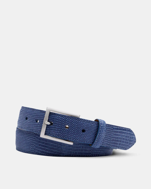 Classic Lizard Belt In Nubuck