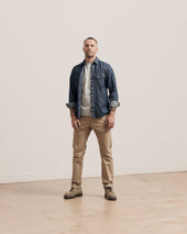 Fatigue Trousers Khaki Herringbone
