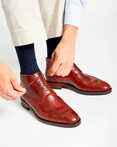 Museum Leather Ankle Boot