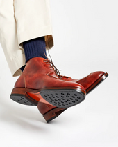 Museum Leather Ankle Boot
