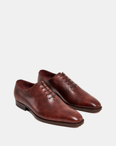 Museum Wholecut Oxford Dress Shoe With Rubber Half Soles