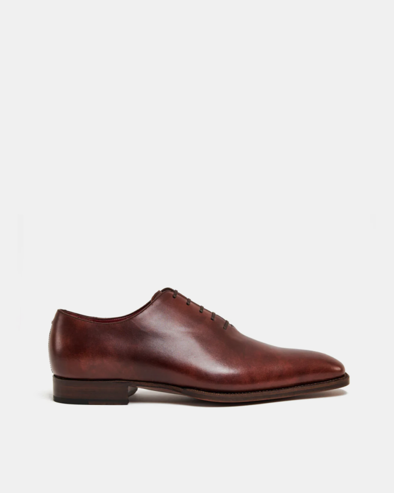Museum Wholecut Oxford Dress Shoe With Rubber Half Soles