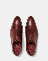 Museum Wholecut Oxford Dress Shoe With Rubber Half Soles