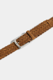 Braided Suede Belt Made In Italy
