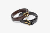 Self Lined Padded Bridle Belt