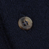 Cashmere polo shirt in navy