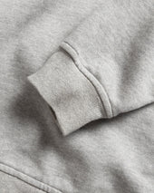 COLLAN ZIP COLLAR SWEATSHIRT - PRACTICE HEATHER 19oz. ALL COTTON LOOPBACK TERRY FLEECE