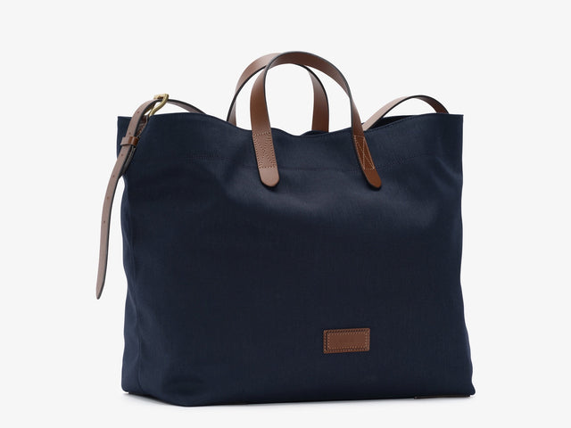 M/S Companion - Deep Sea Blue/Cuoio