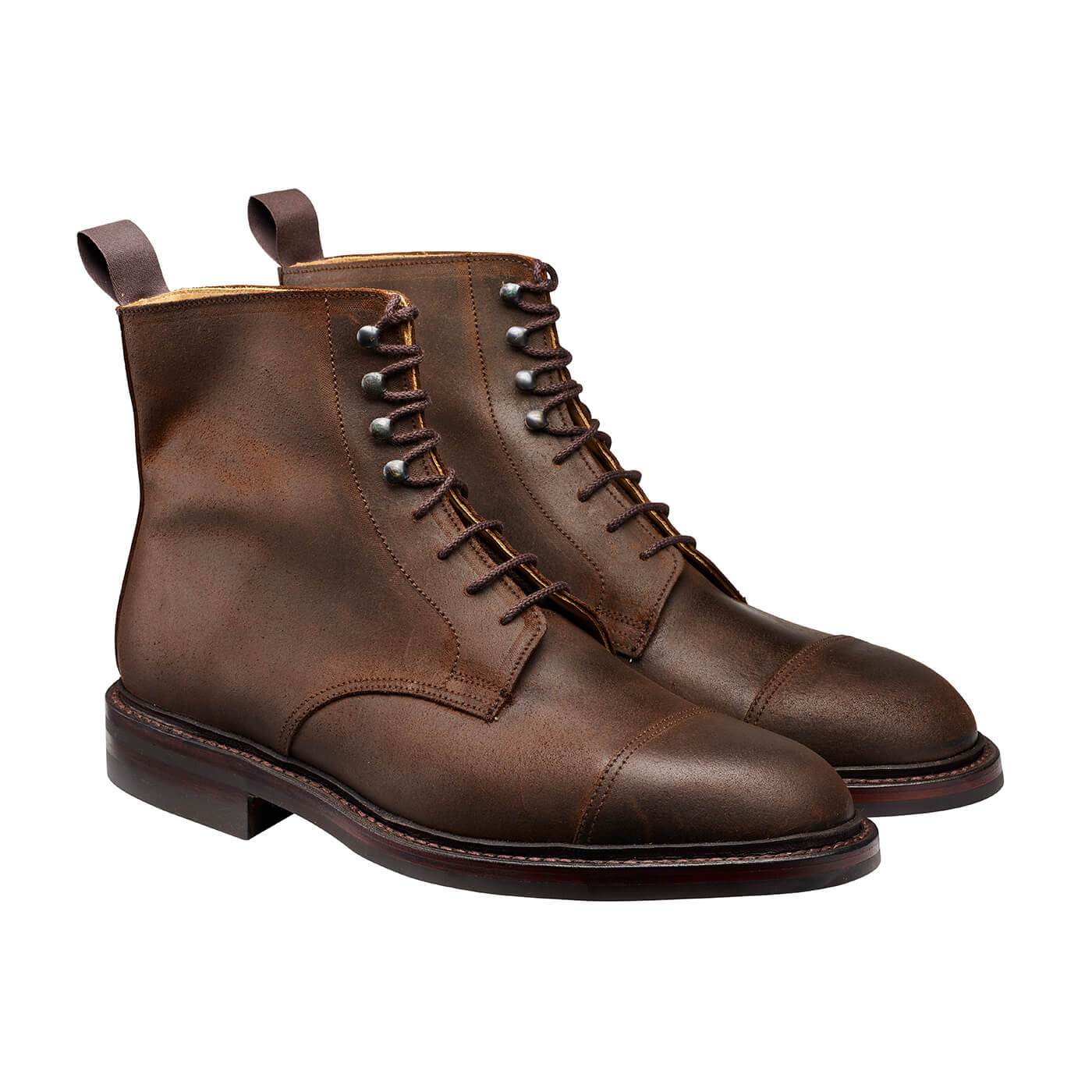 Coniston Dark Brown Rough Out Suede