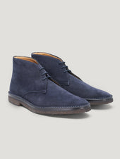Navy Driving Boots