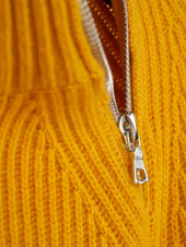 Gold Driving Sweater