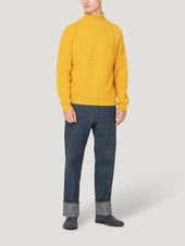 Gold Driving Sweater