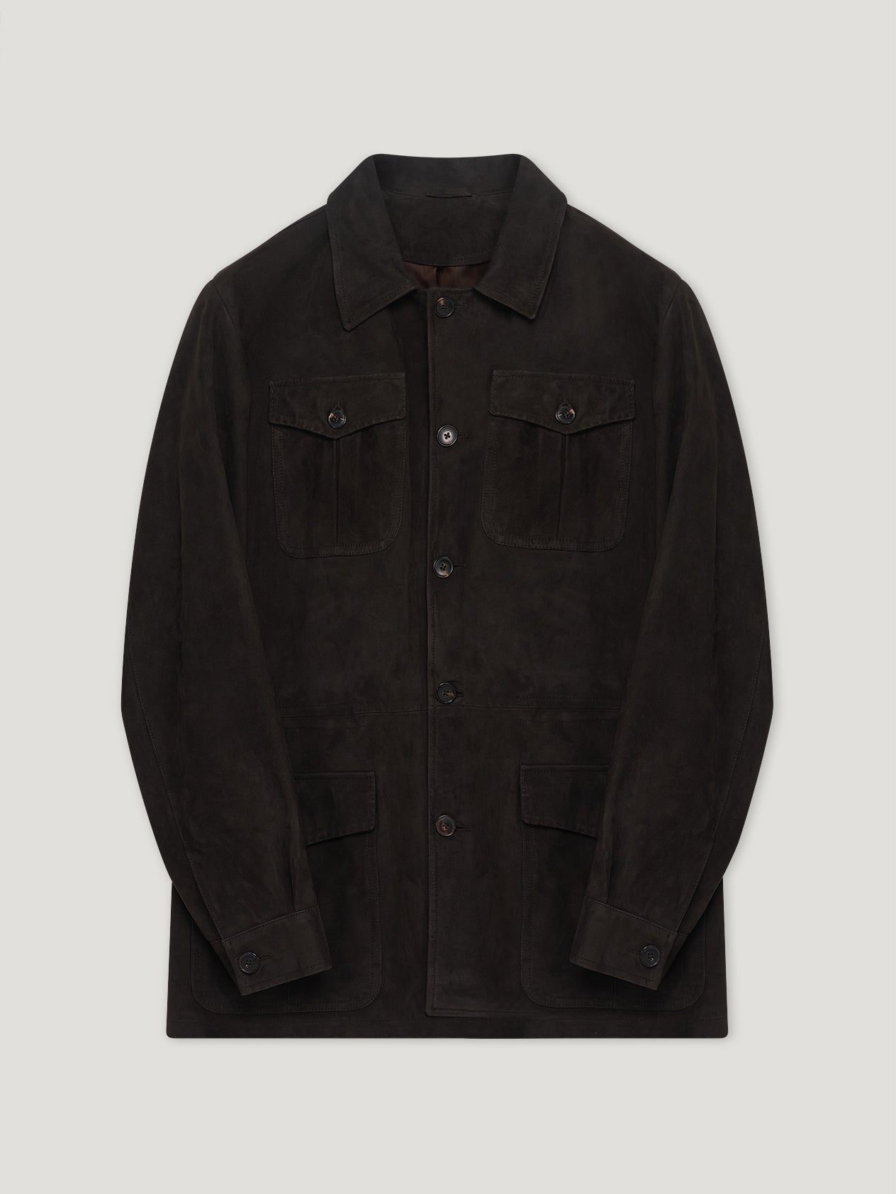 Suede Safari Jacket