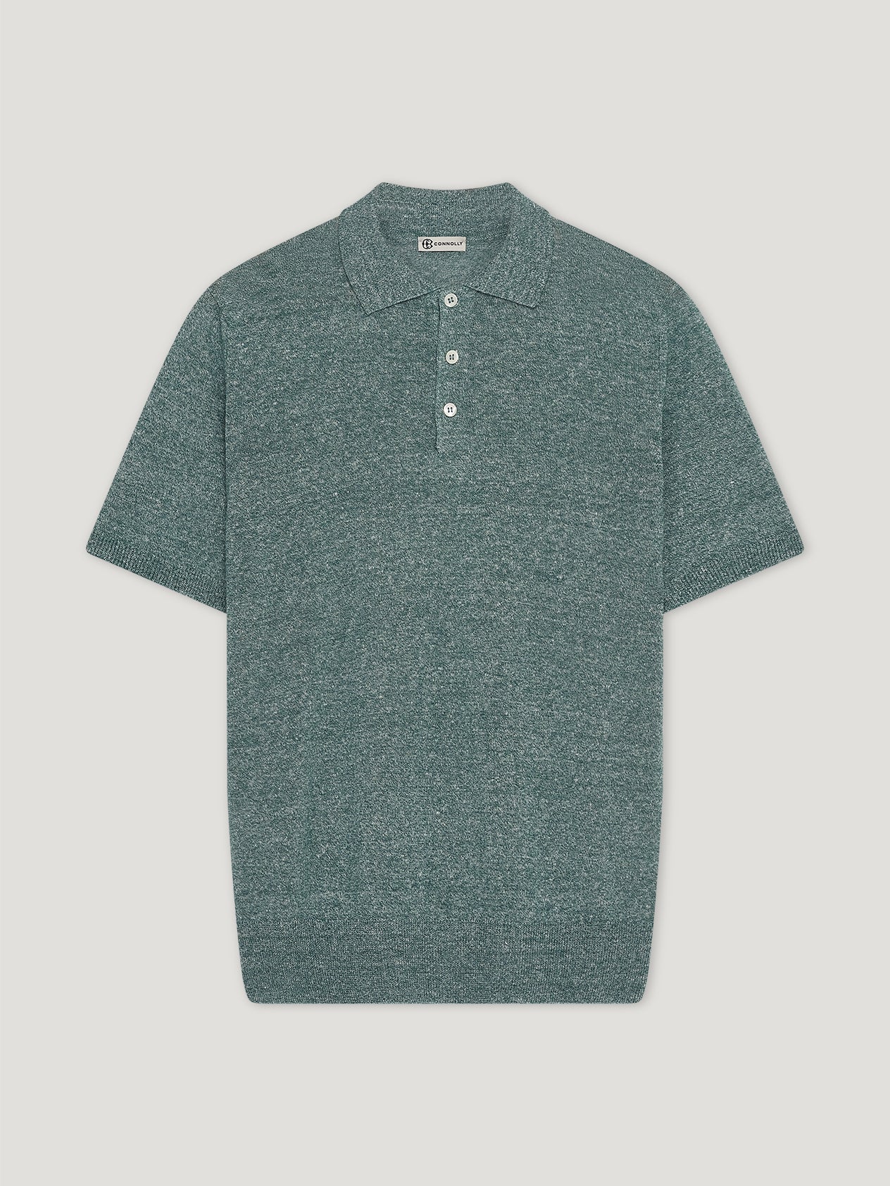 Green 3 Button Polo