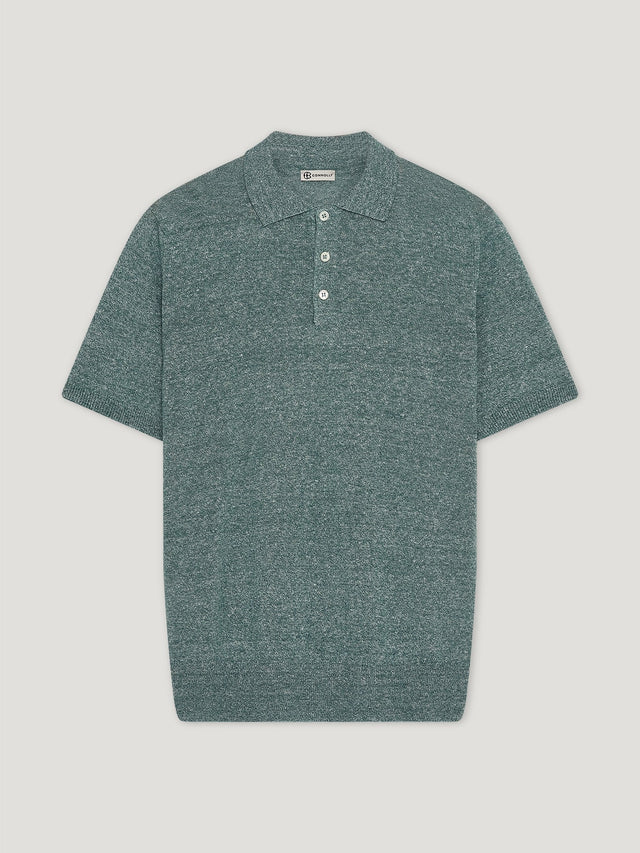 Green 3 Button Polo