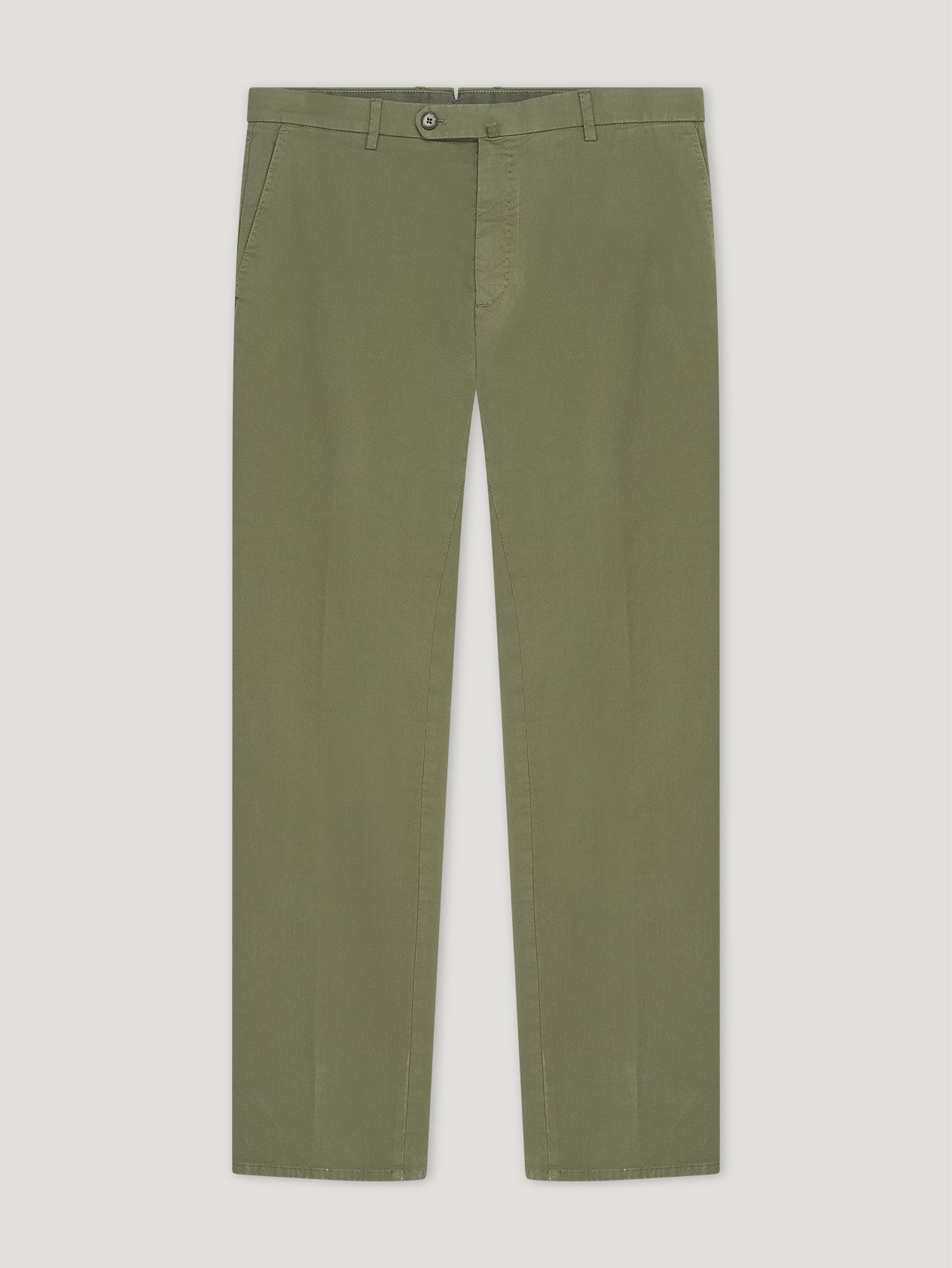 Green Gabardine Trousers