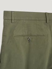 Green Gabardine Trousers
