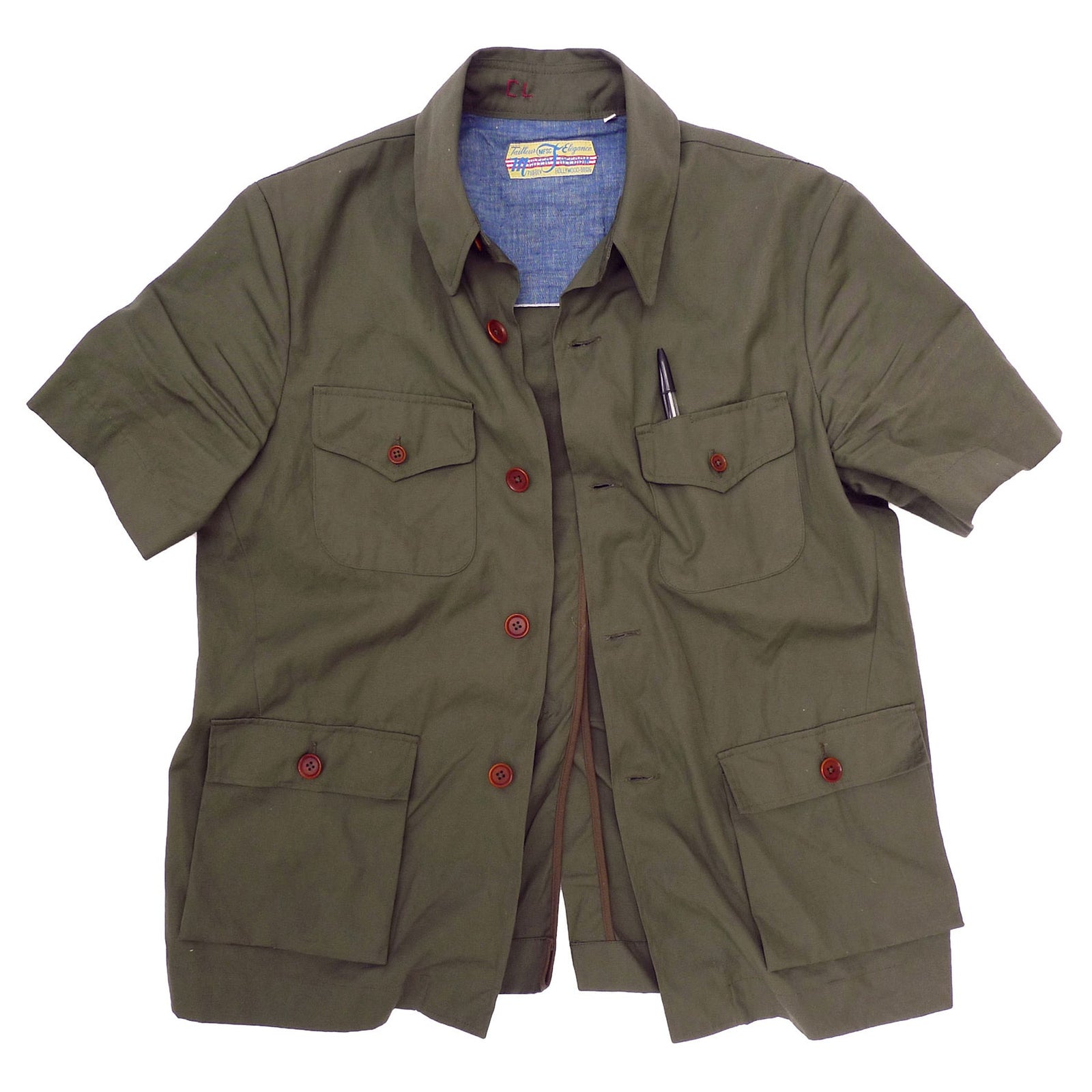 Le Continental Shirt - Bush - Warehouse - Last One - Size Small