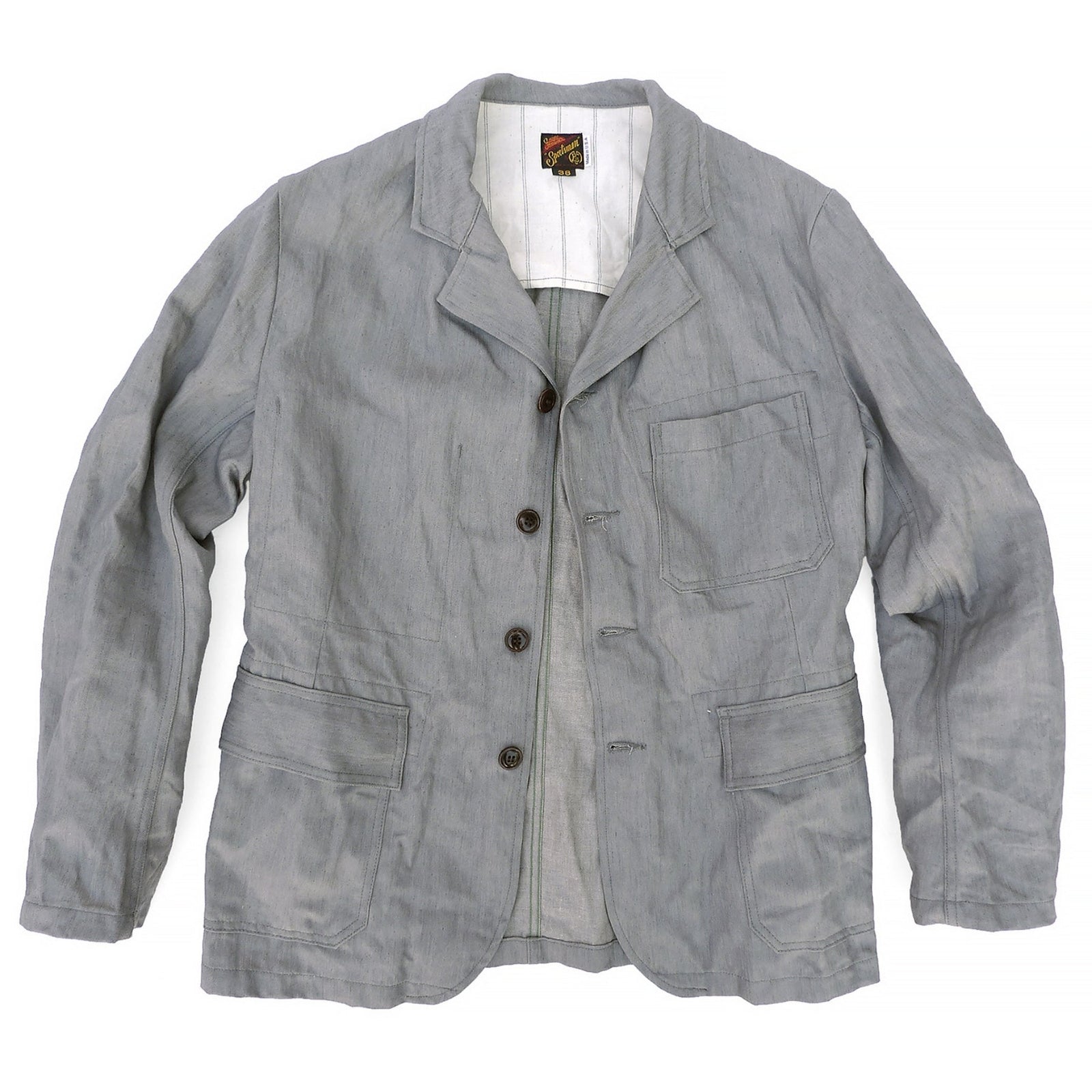 Continental Sportcoat - Slate Grey - Last One - 36
