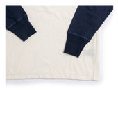 Contrast T Shirt - Cotton Hemp - Seashell / Ink
