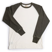 Contrast T Shirt Cotton Hemp Military