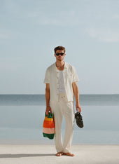 Cuban Shirt | Seersucker | Cream