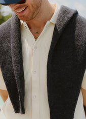 Pablo Cuban Shirt | Knitted Cotton | Cream