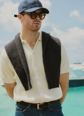 Pablo Cuban Shirt | Knitted Cotton | Cream
