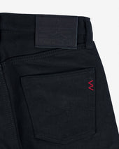 21oz Selvedge Denim Slim Cut Jeans - Superblack Non-Fade