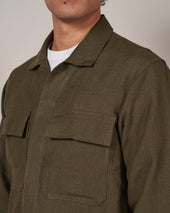 WS50 Work Shirt - Khaki Linen