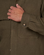 WS50 Work Shirt - Khaki Linen
