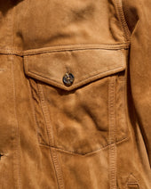 Waxed Suede Tupelo Trucker Jacket