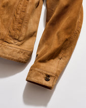 Waxed Suede Tupelo Trucker Jacket