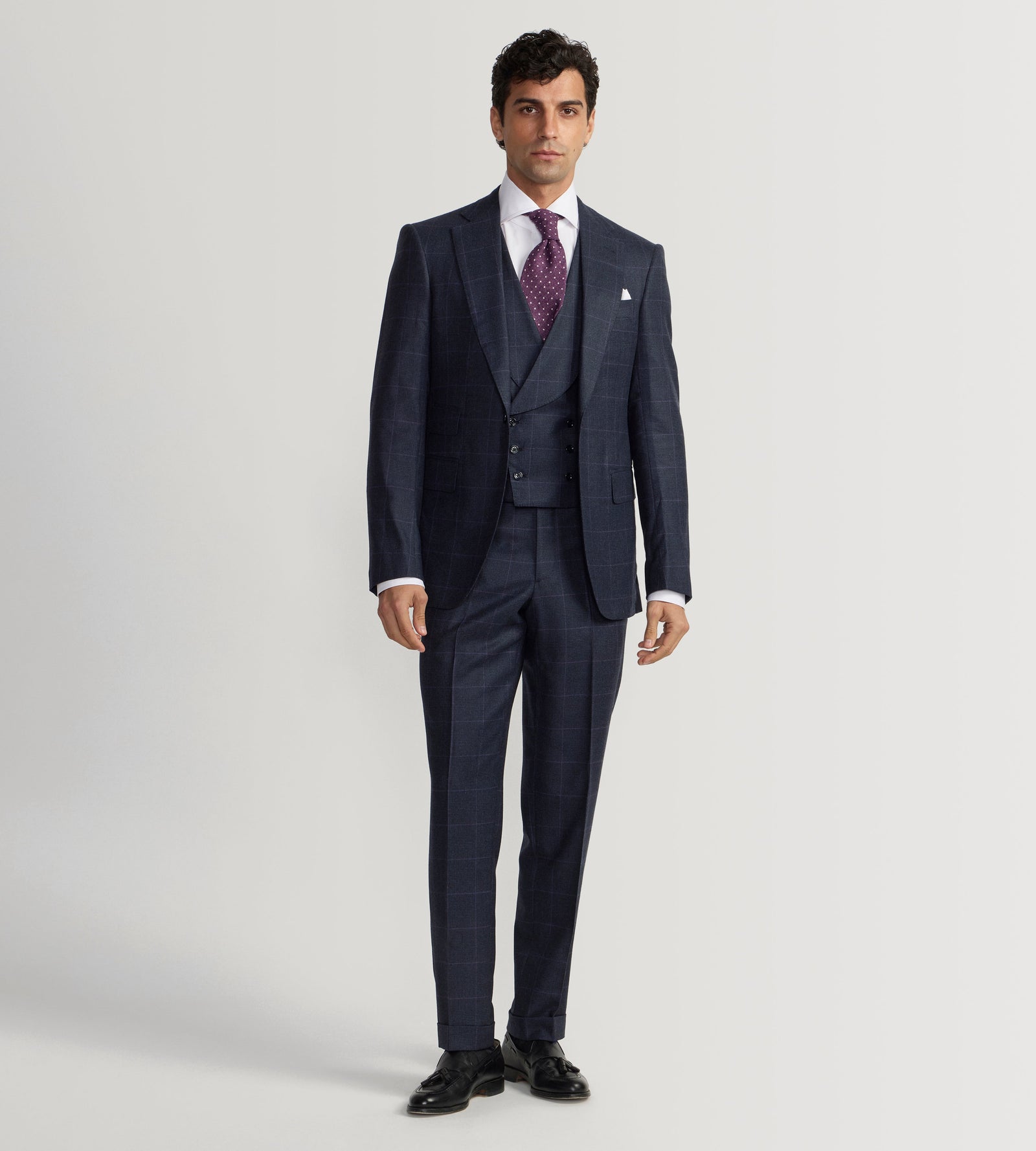 Costume Trois Pi Ces Motif Prince De Galles