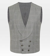 Costume 3 Pi Ces Gris En Laine Motif Prince De Galles