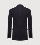 Costume 6x1 En Flanelle De Laine Rayures