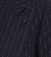 Costume 6x1 En Flanelle De Laine Rayures