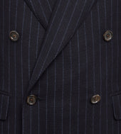 Costume 6x1 En Flanelle De Laine Rayures