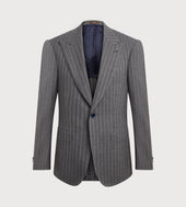 Costume En Laine Infroissable Rayures
