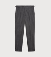 Costume En Laine Infroissable Rayures