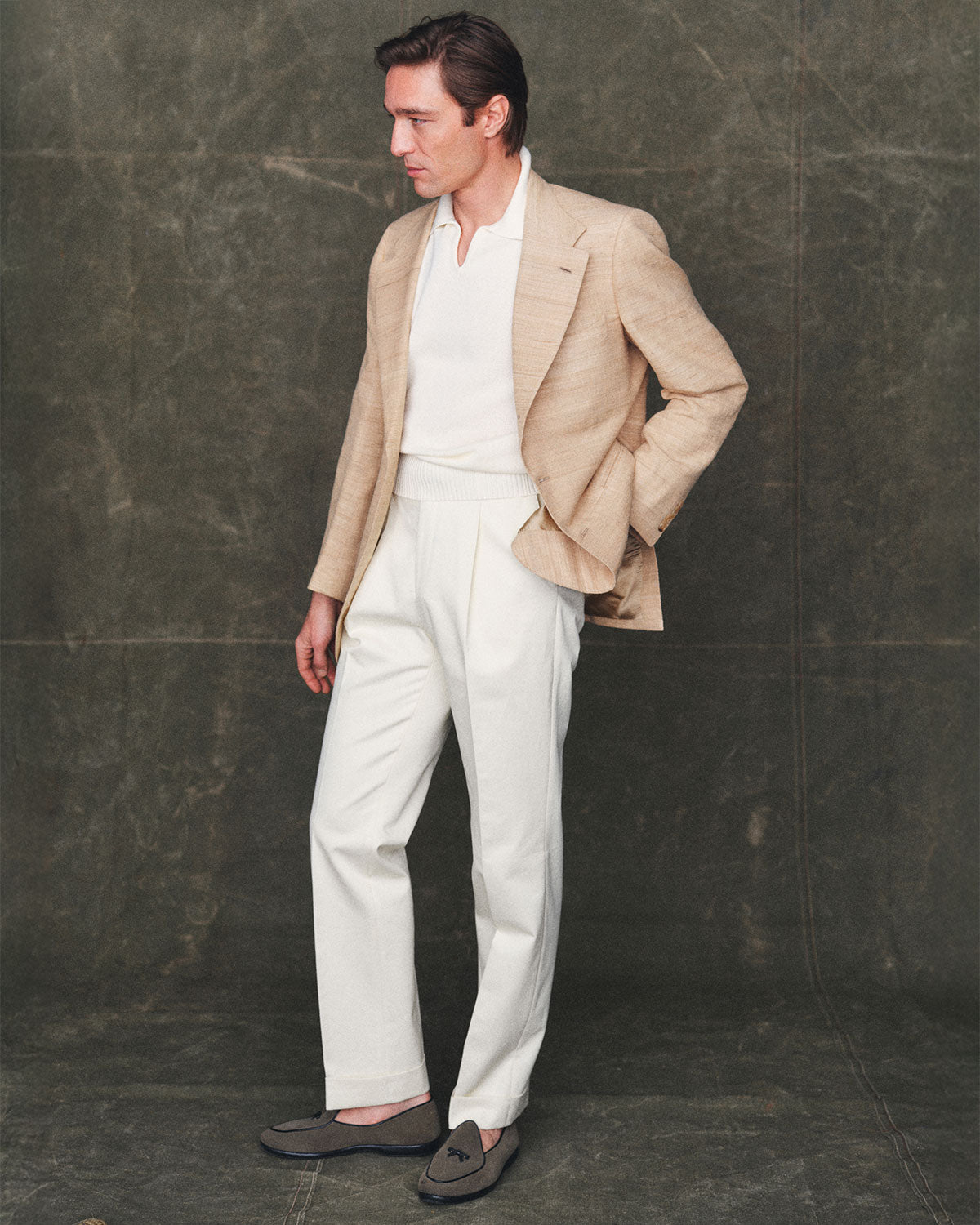 Cotton Slacks In