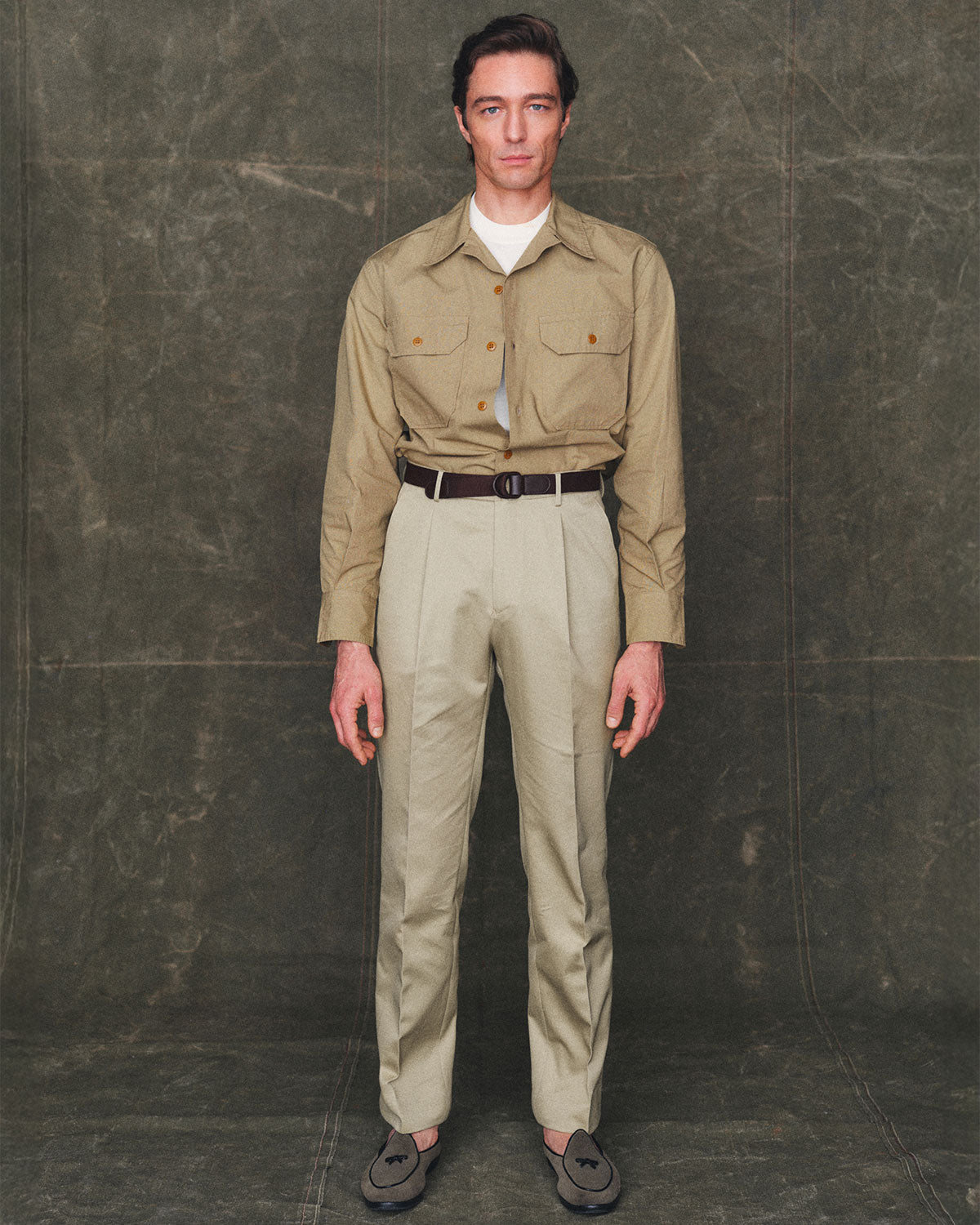 Cotton Slacks In