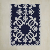 Cotton And Silk Turtle Print Scarf In